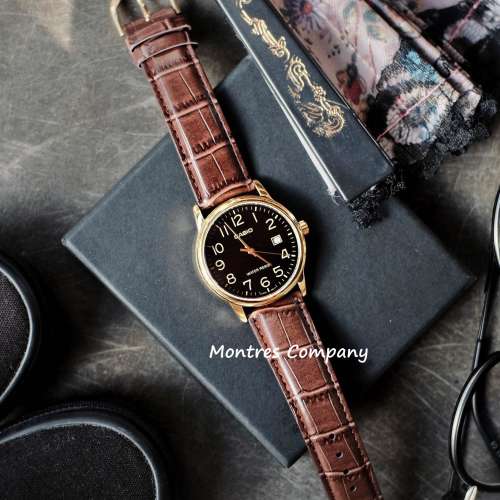 Montres Company 香港註冊公司 (31年老店) 卡西歐 CASIO 防水 皮錶帶 MTP-V002GL-1B...