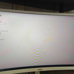 acer 23.8吋 曲面屏 75hz 1920x1080