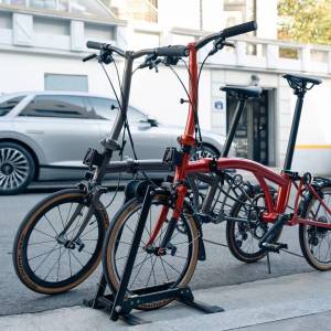 新色火焰紅清漆 2024 ACEOFFIX 升級PRO版 5速 16吋349 鋁合金國布 鋁布 折叠車 送叮...