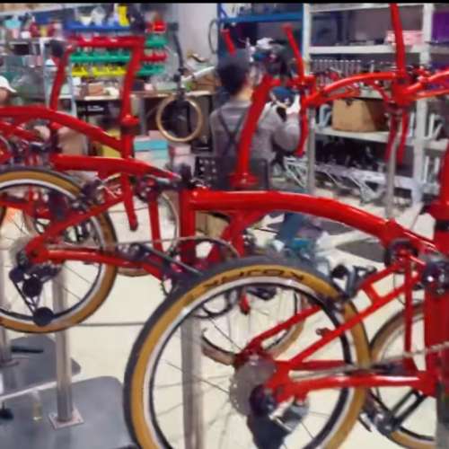 新色火焰紅清漆 2024 ACEOFFIX 升級PRO版 5速 16吋349 鋁合金國布 鋁布 折叠車 送叮...