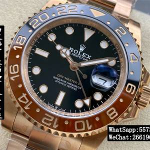 Rolex 勞力士 GMT m126715chnr-0001 沙士圈 40mm 玫瑰金