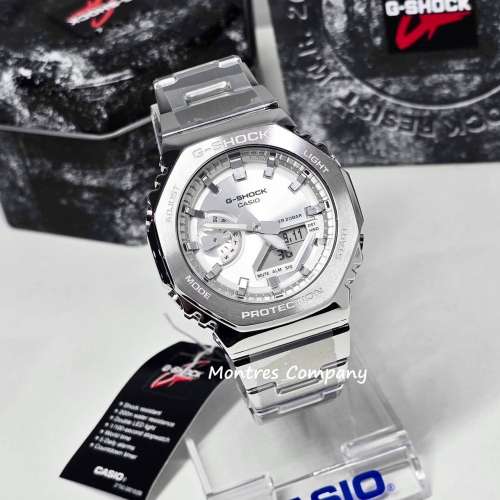 Montres Company香港註冊公司(31年老店) 卡西歐 CASIO G-SHOCK 不鏽鋼 不鏽鋼錶帶 ...