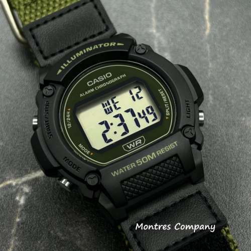 Montres Company香港註冊公司(31年老店) 卡西歐 CASIO 防水 運動型 布質錶帶 尼龍...