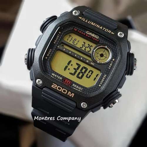 Montres Company 香港註冊公司 (31年老店) 卡西歐 CASIO 十年電池壽命 DW-291H-9A 2...