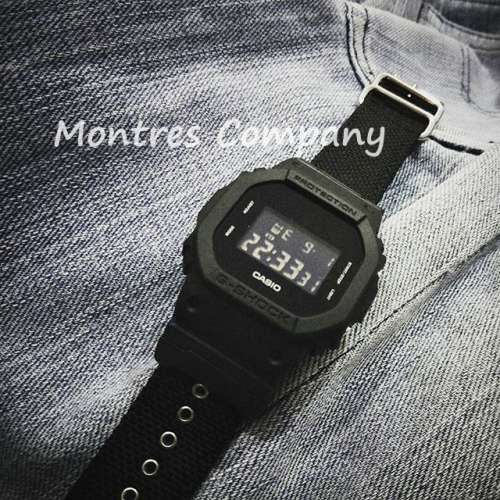 Montres Company香港註冊公司(31年老店) 卡西歐 CASIO G-Shock 尼龍帆布錶帶 DW-56...
