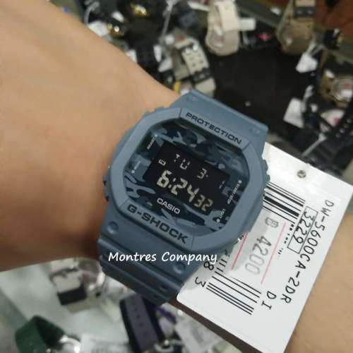 Montres Company 香港註冊公司 (31年老店) 卡西歐 CASIO G-SHOCK DW-5600CA-2 迷彩 ...