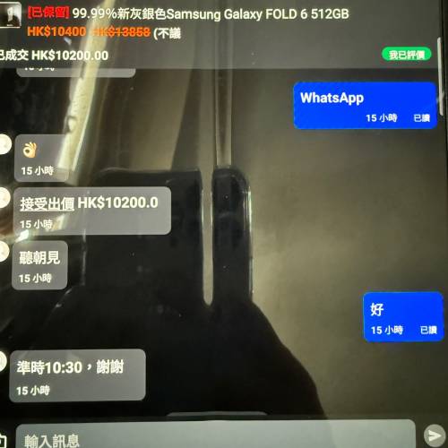Samsung Zfold 6 銀色 (Bosco70)