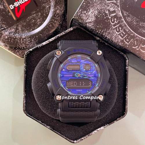 Montres Company 香港註冊公司 (31年老店) 卡西歐 CASIO G-Shock 數碼指針系列 紫...
