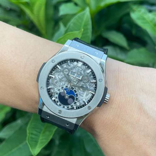 Hublot Classic Fusion Aerofusion Moonphase Titanium no rolex iwc panerai