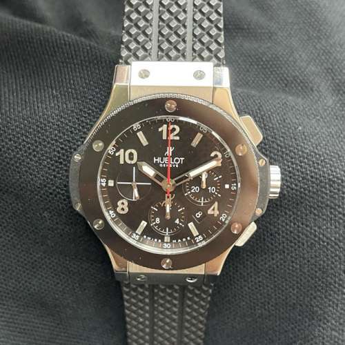 Hublot Big Bang Chronograph Steel Ceramic Bezel 301.SB.131.RX no rolex iwc
