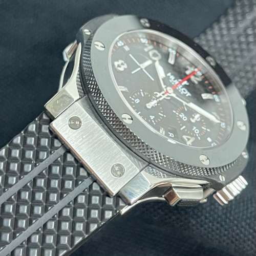 Hublot Big Bang Chronograph Steel Ceramic Bezel 301.SB.131.RX no rolex iwc