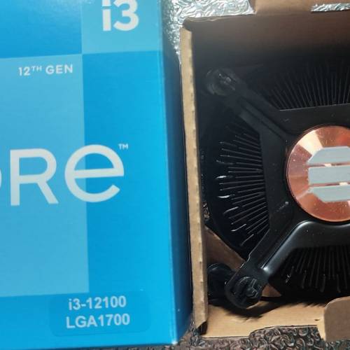 全新 Intel 原裝cpu 黑銅 風扇/散熱器  12/13/14代 LGA-1700
