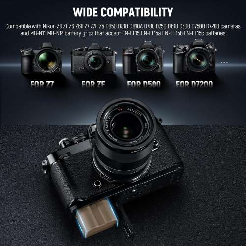 NEEWER EN-EL15 / T-ENEL15 Lithium-Ion Battery Pack With Type-C Charging Port