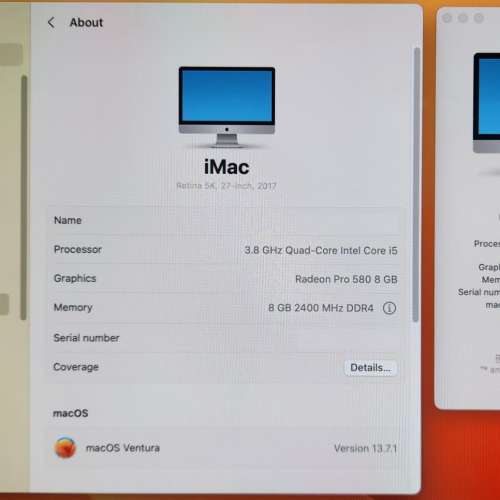 iMac Retina 5K, 27-inch, 2017