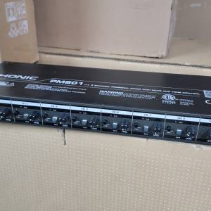 Phonic PM801 Non-powered Mixer, 8 balanced Mic/Line