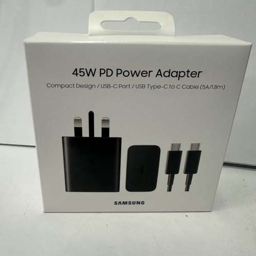 全新未開 SAMSUNG PD Power Adapter 45W 旅行充電器