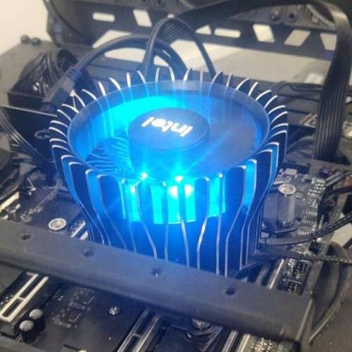 全新 Intel 原裝cpu 新型黑銅幻彩 風扇/散熱器  12/13/14代 LGA-1700