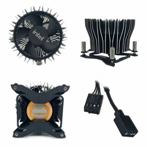 全新 Intel 原裝cpu 新型黑銅幻彩 風扇/散熱器  12/13/14代 LGA-1700