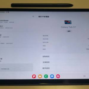 9成新‼️ Samsung Galaxy Tab S7 (256 GB) + S Pen