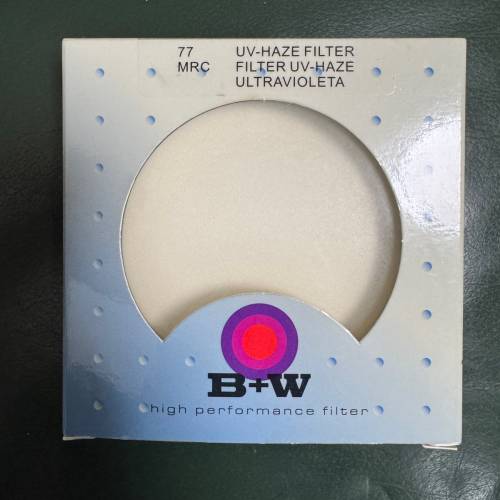 B+W 77mm UV Haze Filter