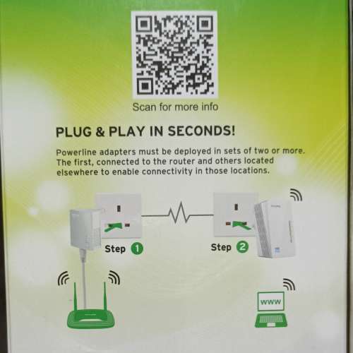 AV500 WiFi Powerline Extenter Starter