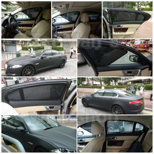 Jaguar XF 全車防曬磁石窗網