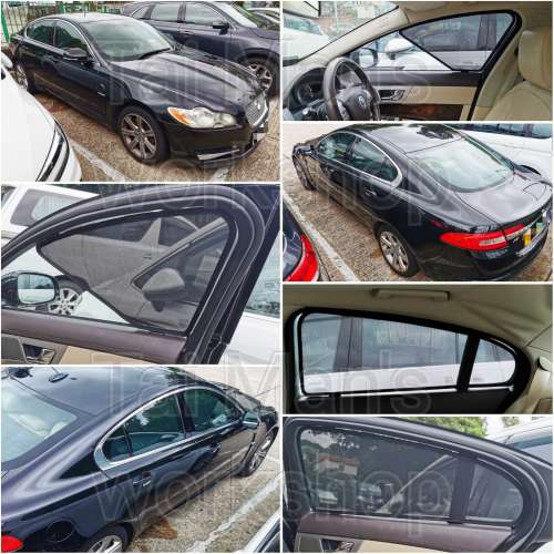 Jaguar XF 全車防曬磁石窗網