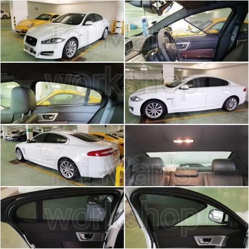 Jaguar XF 全車防曬磁石窗網