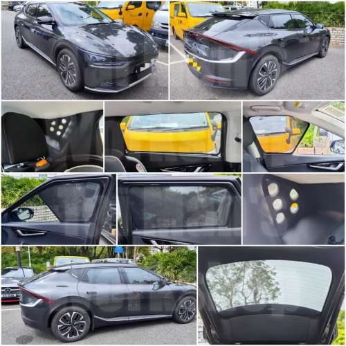 KIA EV6 全車防曬磁石窗網