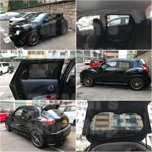 Nissan JUKE 全車防曬磁石窗網