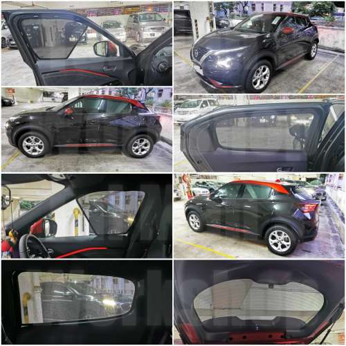 Nissan JUKE 全車防曬磁石窗網