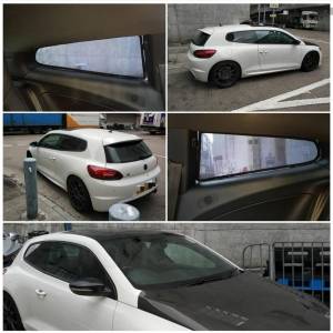 Vw scirocco 尾玻璃濾光防曬太陽擋
