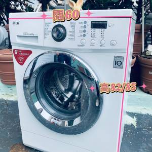 LG 樂金 前置式洗衣機 (6kg, 1000轉/分鐘) WF-1006MW