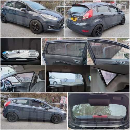 Ford Fiesta 全車磁石濾光窗網太陽擋