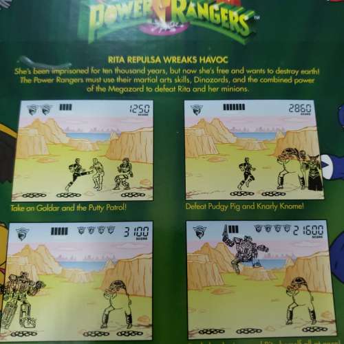Power Rangers 恐龍戰隊 Electronic Video Game 電子遊戲機