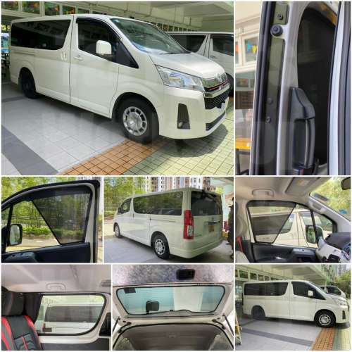 Hiace 300 全車磁石濾光窗網太陽擋