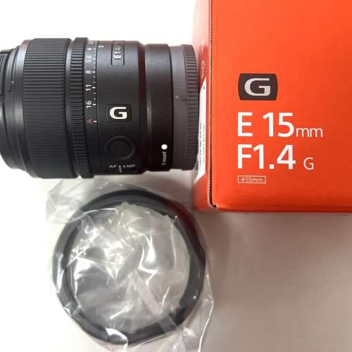 Sony 15mm 1.4 G 鏡95%新sony style 行貨