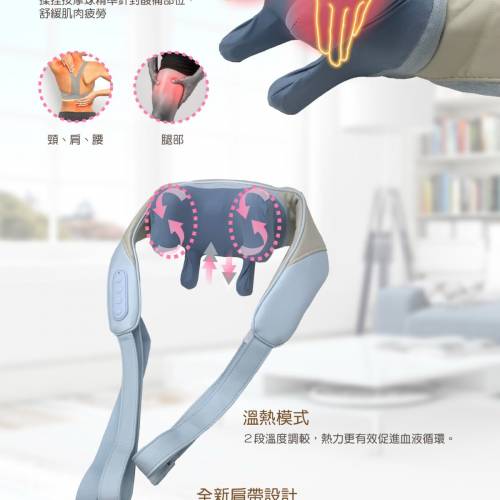 【聖誕新年貼身禮物】『全新 保養至2025年9月』【肩頸肌肉繃緊酸痛救星】ITSU 御手...