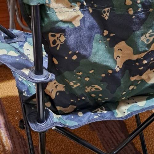 絕版星猿露營折合椅迷彩