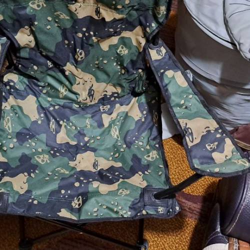 絕版星猿露營折合椅迷彩