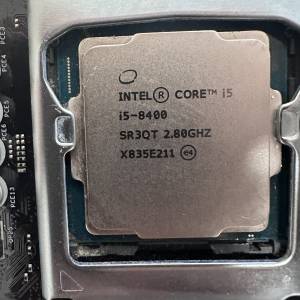 CPU I5 8400 + ASROCK B360M-HDV