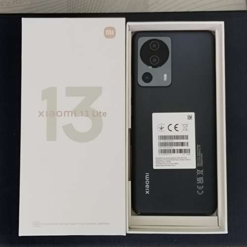 99%新 港版 小米Xiaomi 13 Lite 8+256GB 黑色