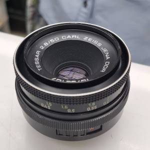 CARL ZEISS JENA DDR TESSAR 50MM F2.8 M42 MOUNT