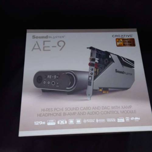 sound blaster ae-9 gaming sound card