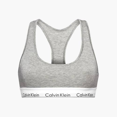 全新未拆袋 正貨 Calvin Klein Modern Cotton Lightly Lined 無鋼圈內衣 灰色/白色...
