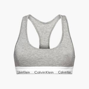 全新未拆袋 正貨 Calvin Klein Modern Cotton Lightly Lined 無鋼圈內衣 灰色/白色...