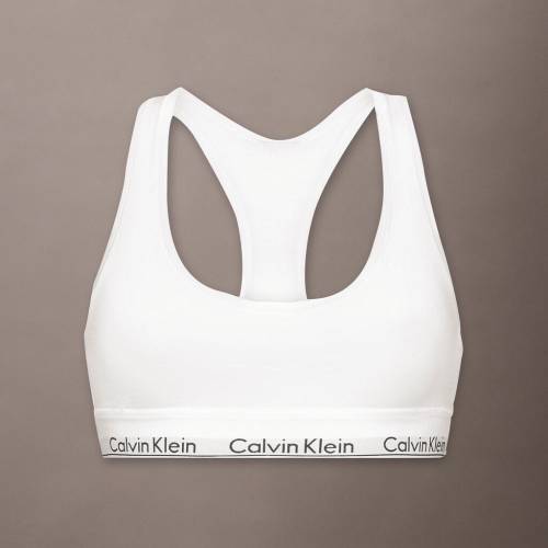 全新未拆袋 正貨 Calvin Klein Modern Cotton Lightly Lined 無鋼圈內衣 灰色/白色...