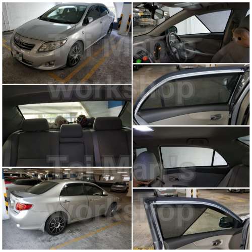 Nze141 Corolla 全車磁石濾光窗網太陽擋