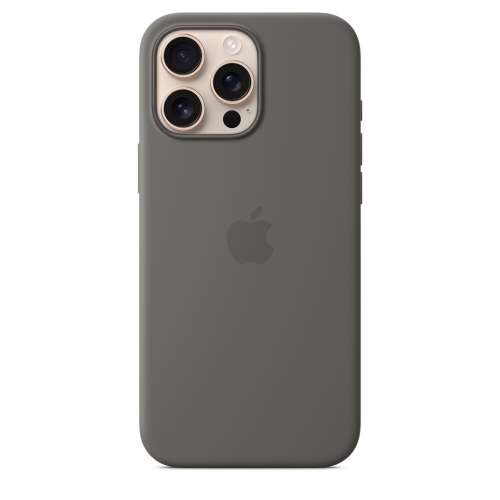 99% new iPhone 16 Pro Max Silicone Case MagSafe - Stone Grey