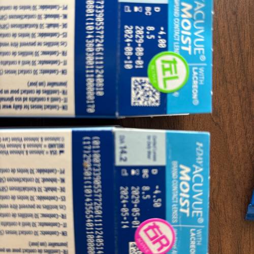 1-Day Acuvue 2盒（已開盒）